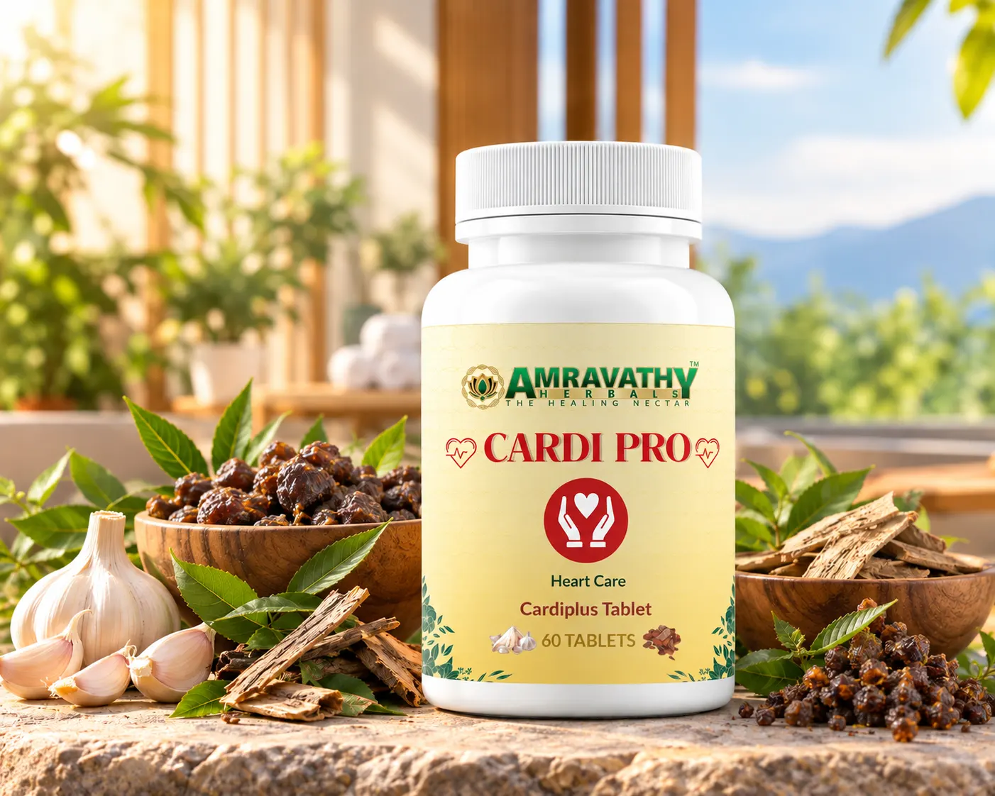 Cardi Pro Heart Care Tablets | Natural Cardiac Support | Cholesterol & Blood Pressure Management