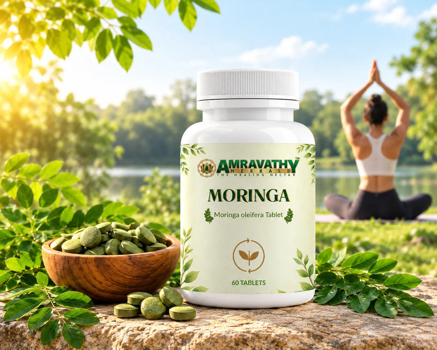 Moringa Tablets 500mg (60 Tablets) – Natural Energy, Immunity & Wellness Supplement