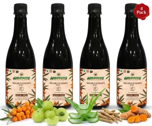 Buy Sea Buckthorn Juice enriched with Amla, Aloe Vera & Ashwagandha