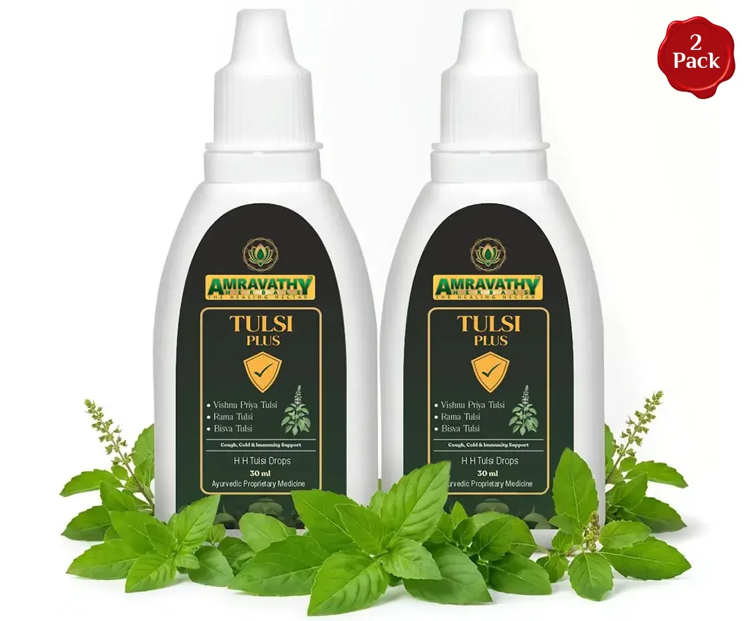 Ayurvedic Tulsi Drops for Cough and Cold