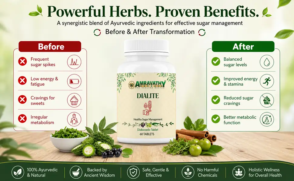 Ayurvedic sugar control tablets