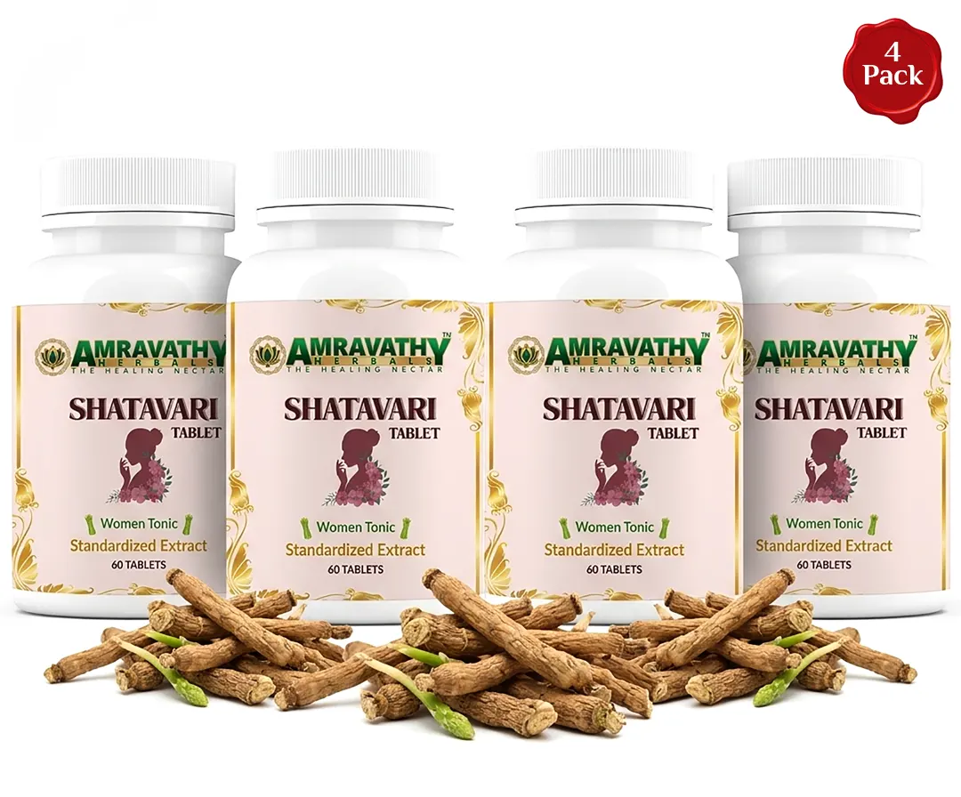 Shatavari Tablets 500mg – Ayurvedic Women Tonic for Hormone Balance, Fertility & Immunity