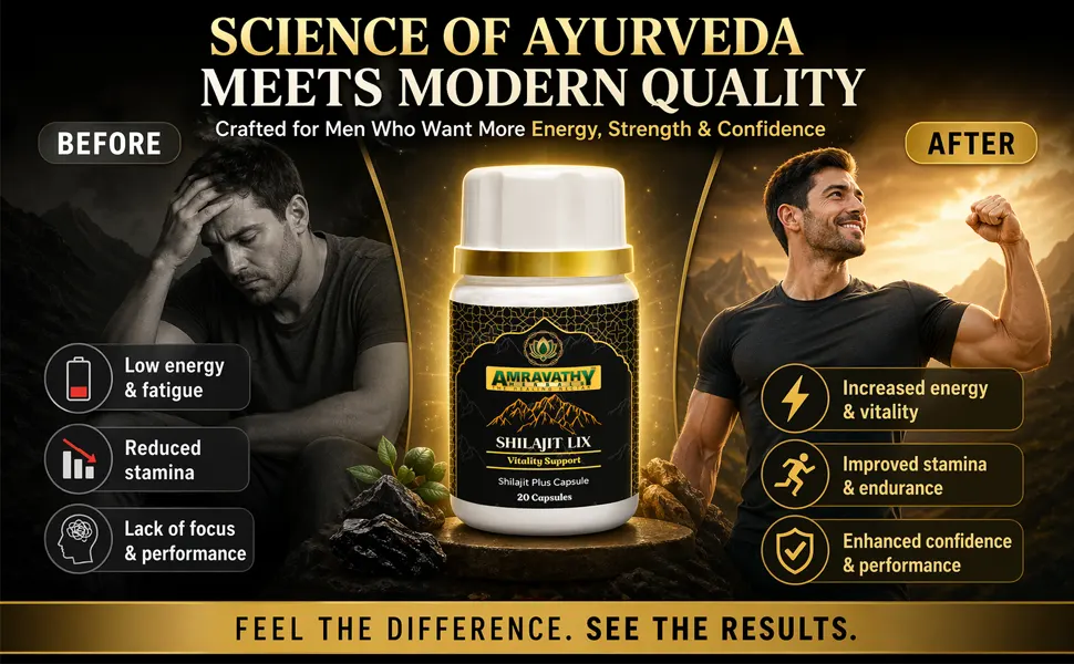 Shilajit capsules for men