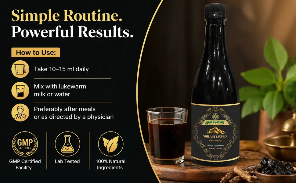 Shilajit tonic for men
