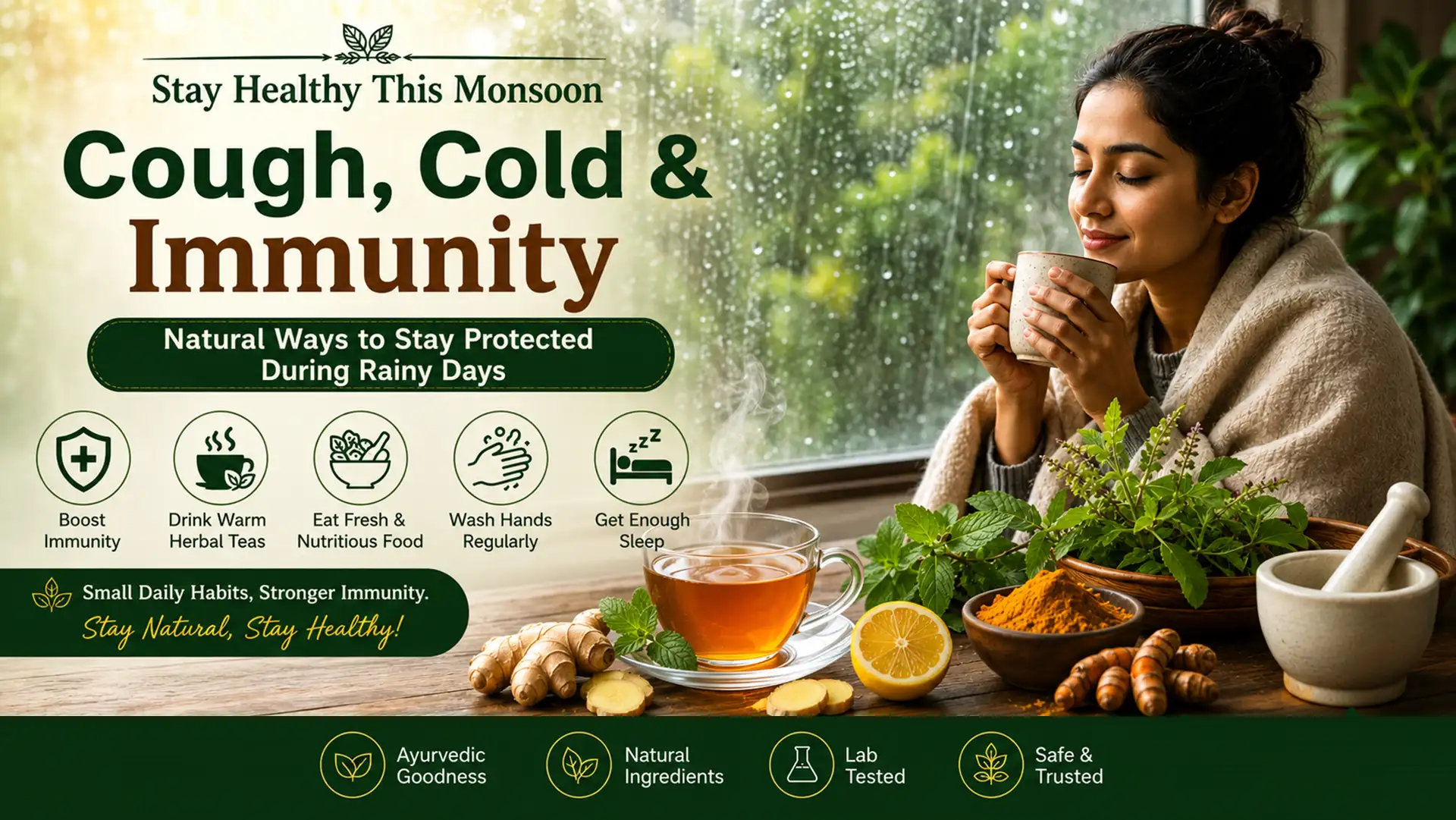 Cough, Cold and Immunity During Rainy Days