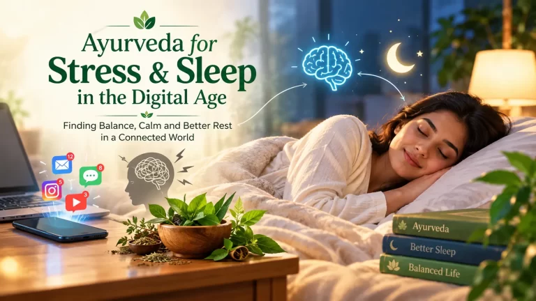 Ayurveda for Stress and Sleep in the Digital Age